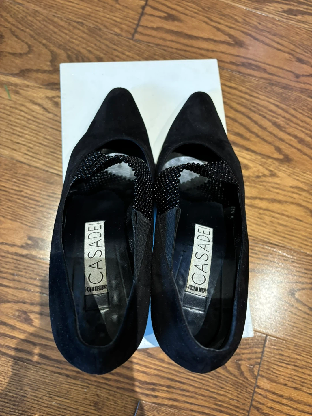 1990 Casadei 3 inch suede pumps - size 38 - photo 3
