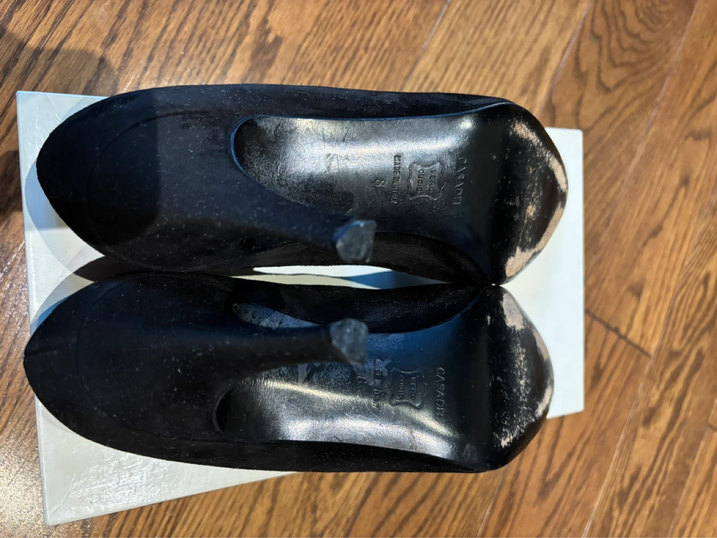 1990 Casadei 3 inch suede pumps - size 38 - photo 5