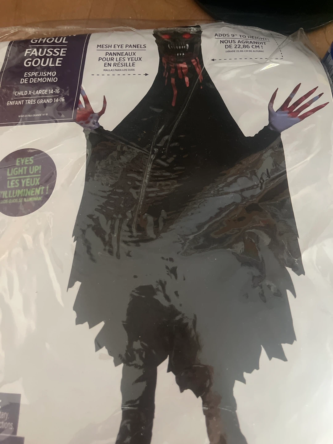 Ghoul Fausse Goule Costume Child XL-Large 14-16