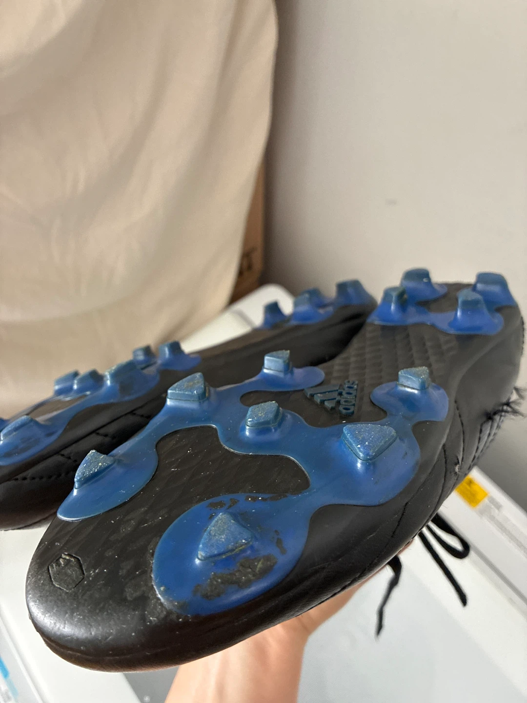 Adidas Black Soccer Cleats Youth size5 - photo 2