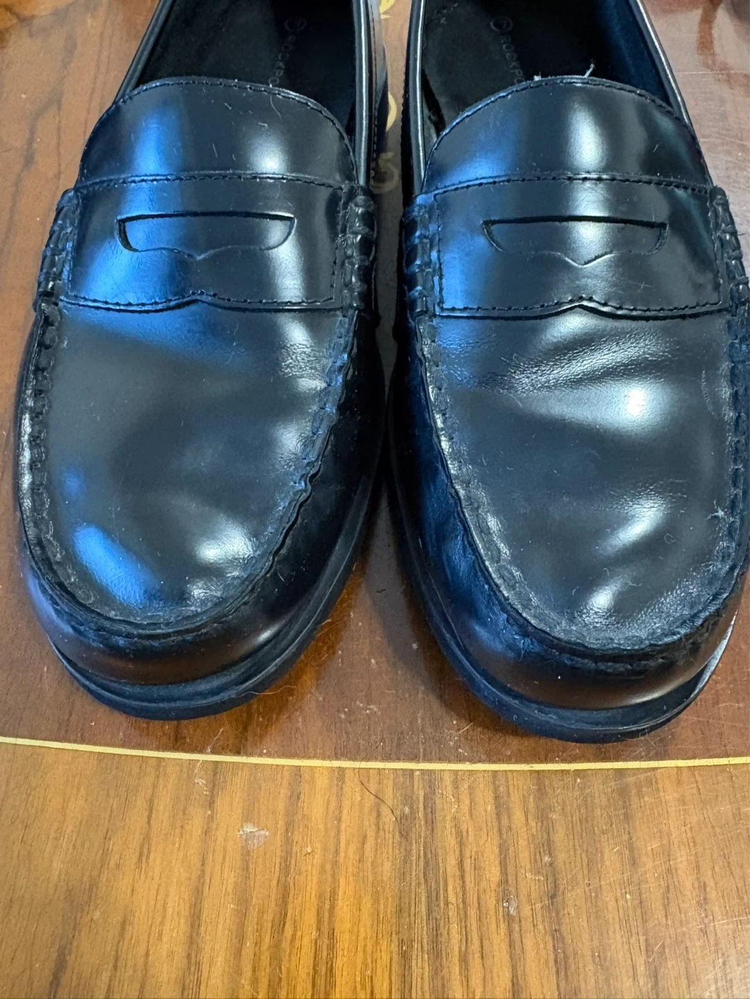 Rockport Black Penny Loafers - Size 8 - photo 2