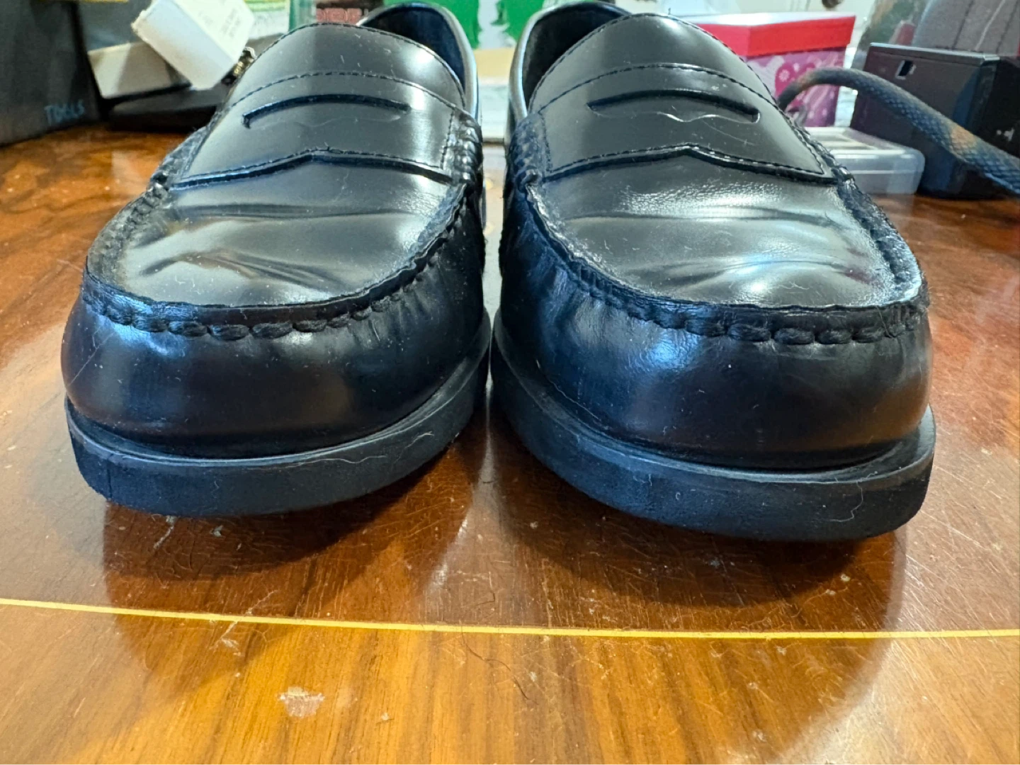 Rockport Black Penny Loafers - Size 8 - photo 3