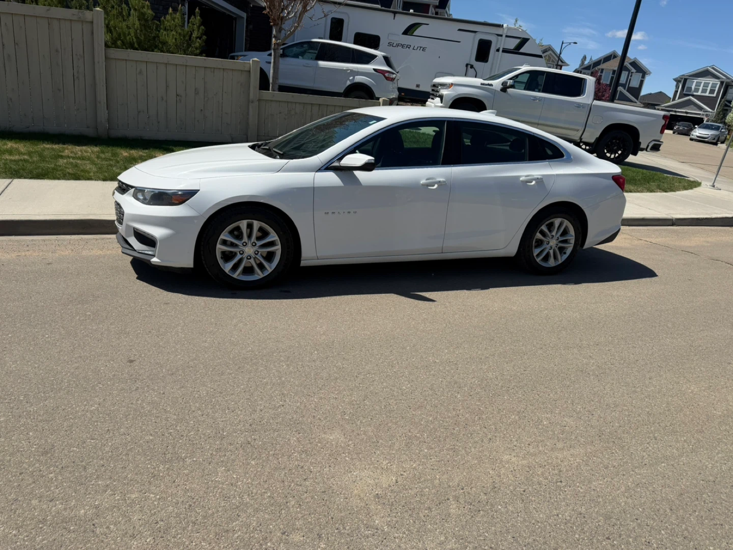 White Chevrolet Malibu Sedan - photo 3