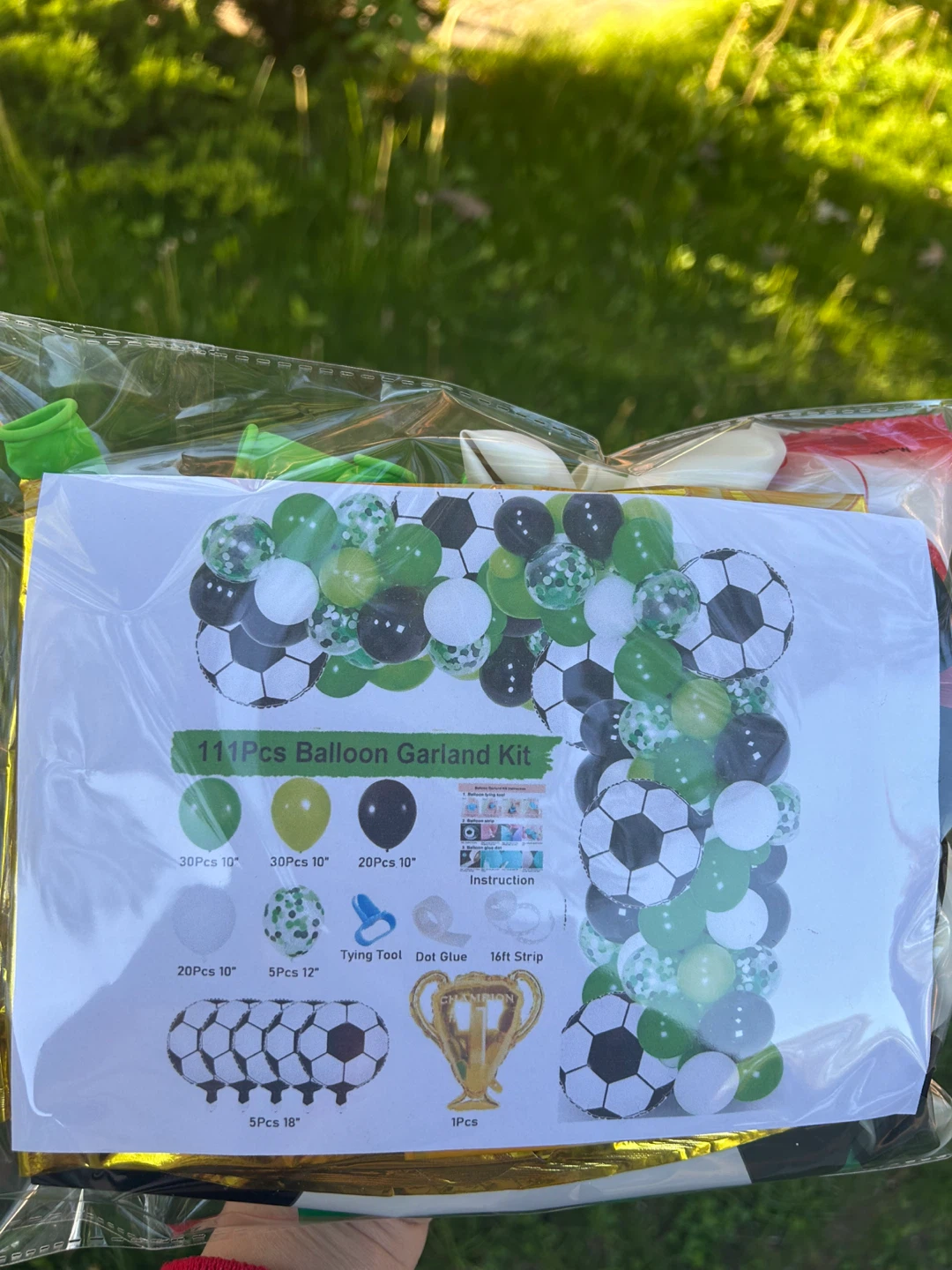 World Cup Soccer Party Decorations – Balloon Kit