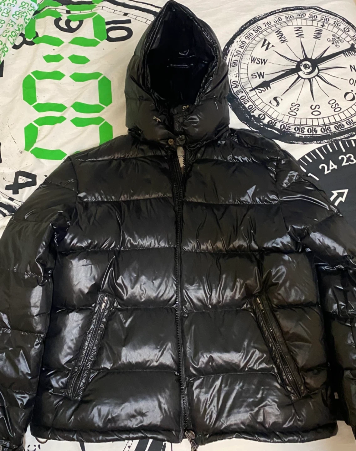 Moncler Maya Down Black Jacket