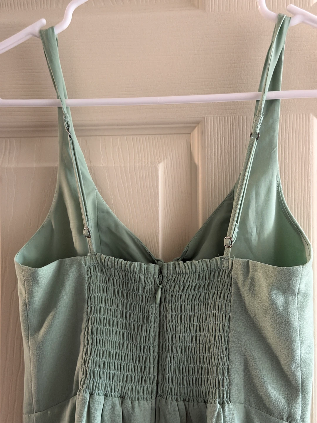 Mint Green Midi Dress with Side Slit - photo 2