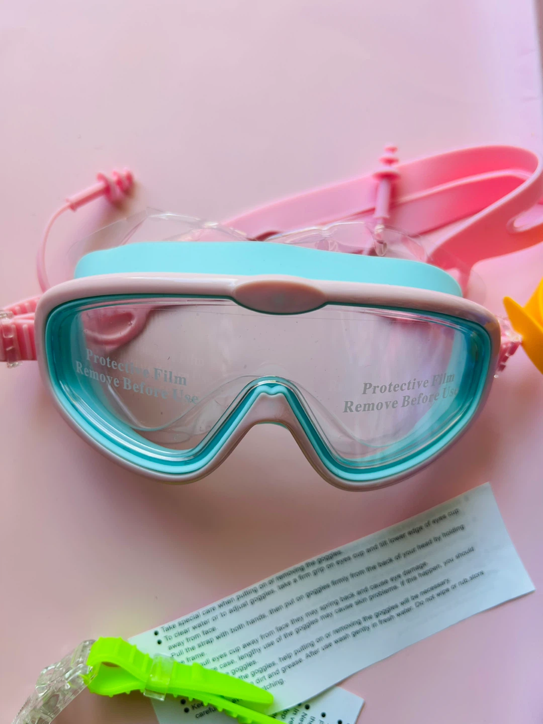 Kids Swim Goggles - Blue, Pink, Purple, Green - photo 2