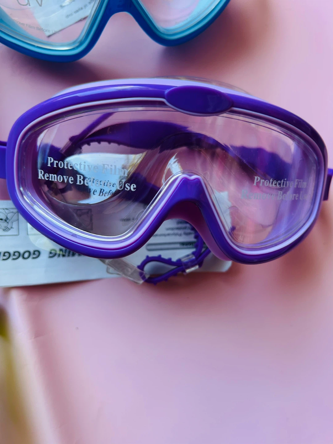 Kids Swim Goggles - Blue, Pink, Purple, Green - photo 3