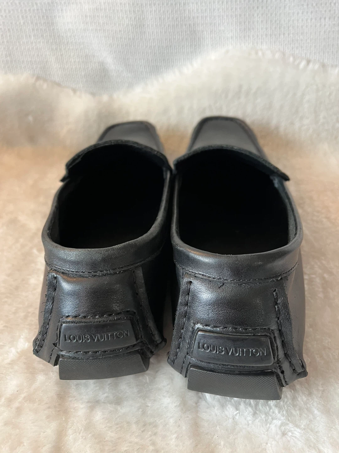 Louis Vuitton Black Leather Driving Loafers - photo 4