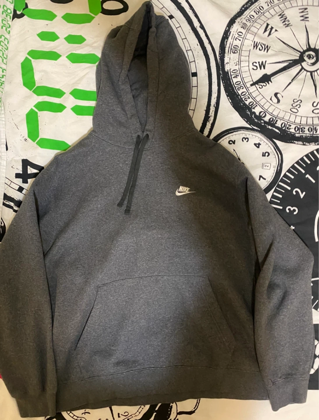 Nike Dark Grey Sweatpants & Hoodie Set