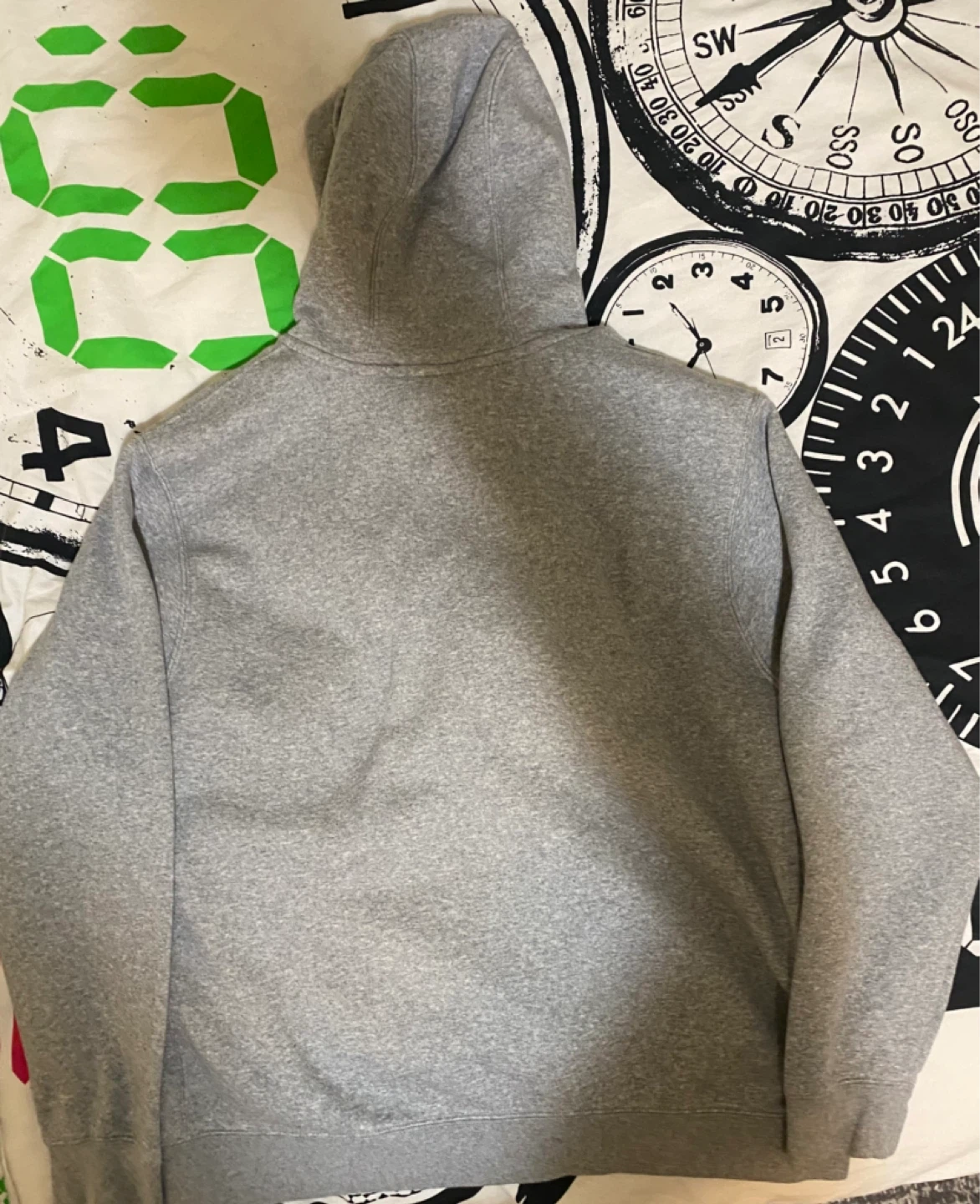 Nike Light Grey Hoodie and Pants Set - photo 2