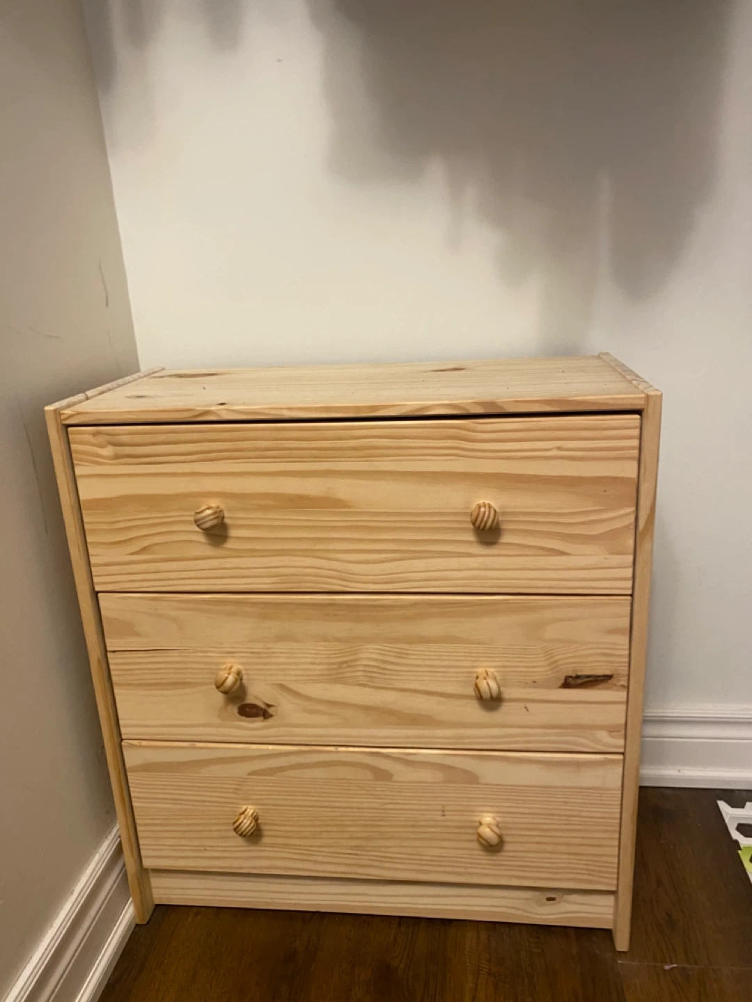 IKEA kids’ Solid Wood 3-Drawer Dresser - photo 2