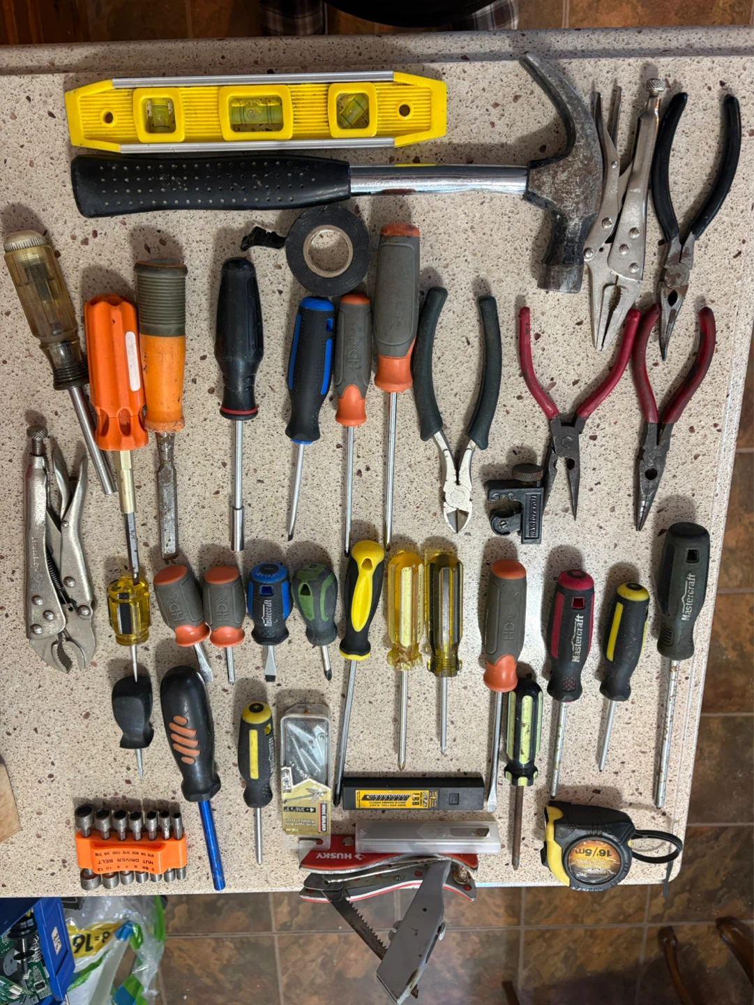 Assorted Tools with Stack-On Toolbox - photo 4