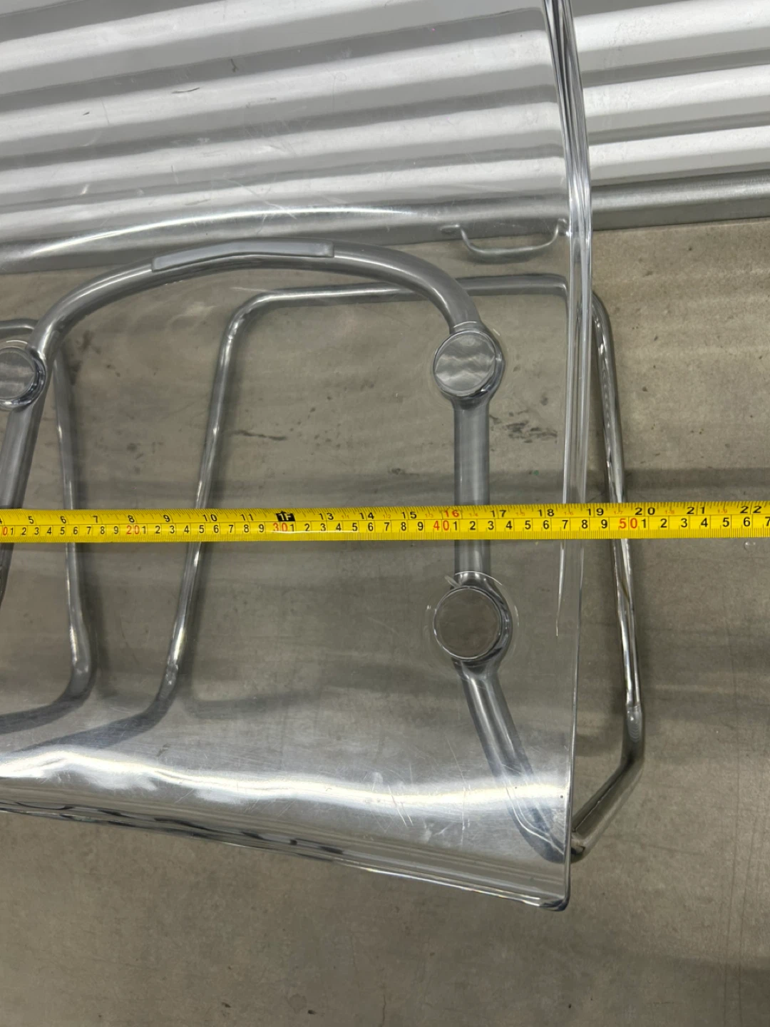 Clear Acrylic & Chrome Dining Chairs (Set of 2) - photo 5
