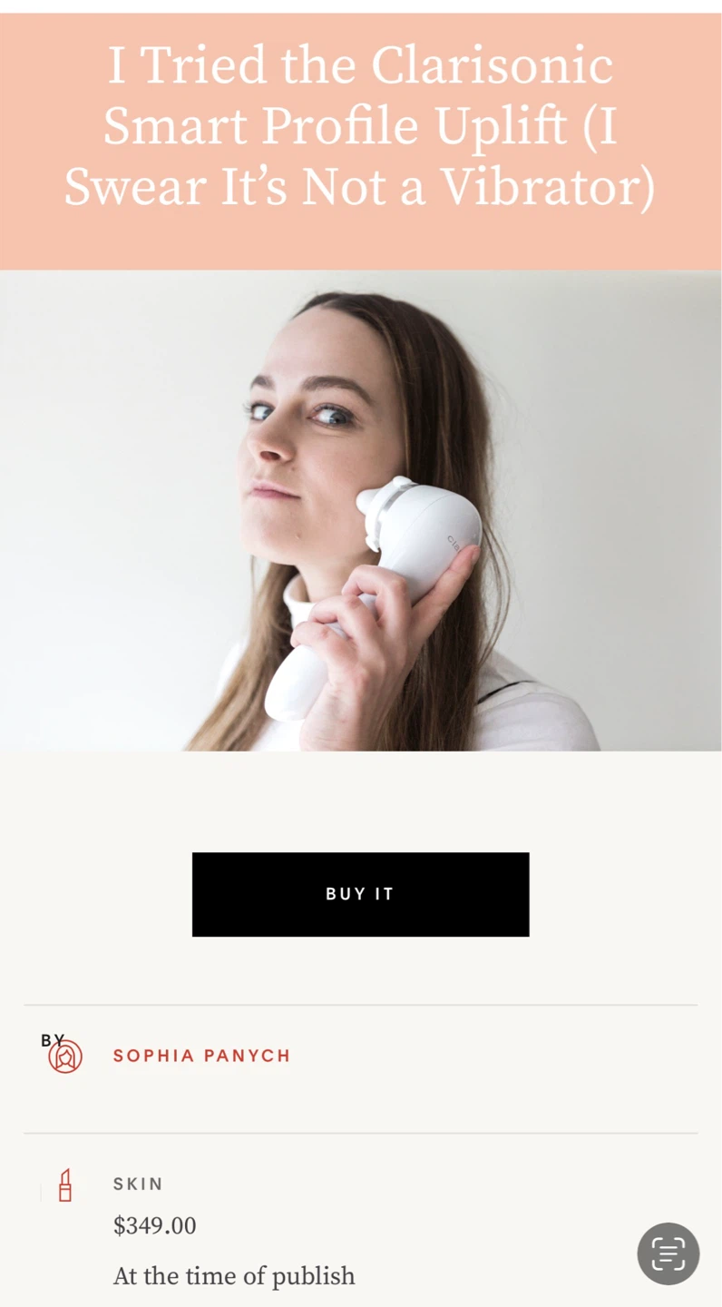 Clarisonic Smart Profile Uplift 2-in-1 Device - photo 2