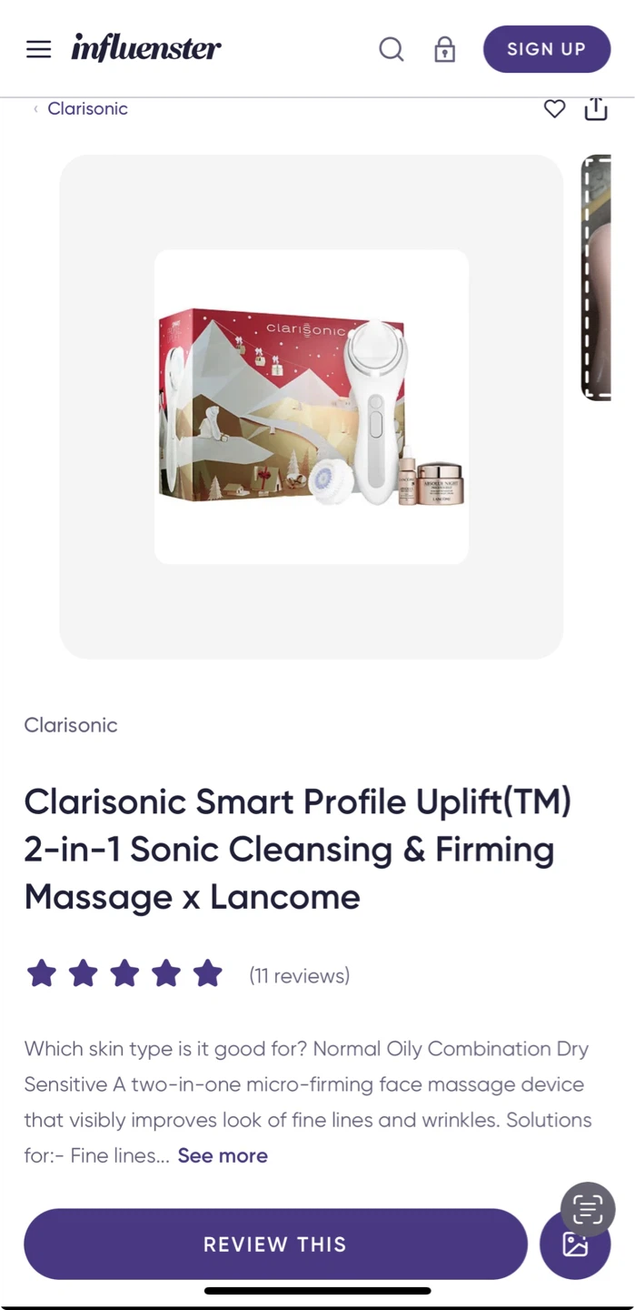 Clarisonic Smart Profile Uplift 2-in-1 Device - photo 3
