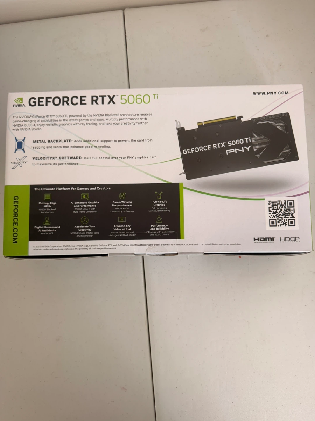 PNY GeForce RTX 5060 Ti 16GB – Brand New Sealed - photo 2