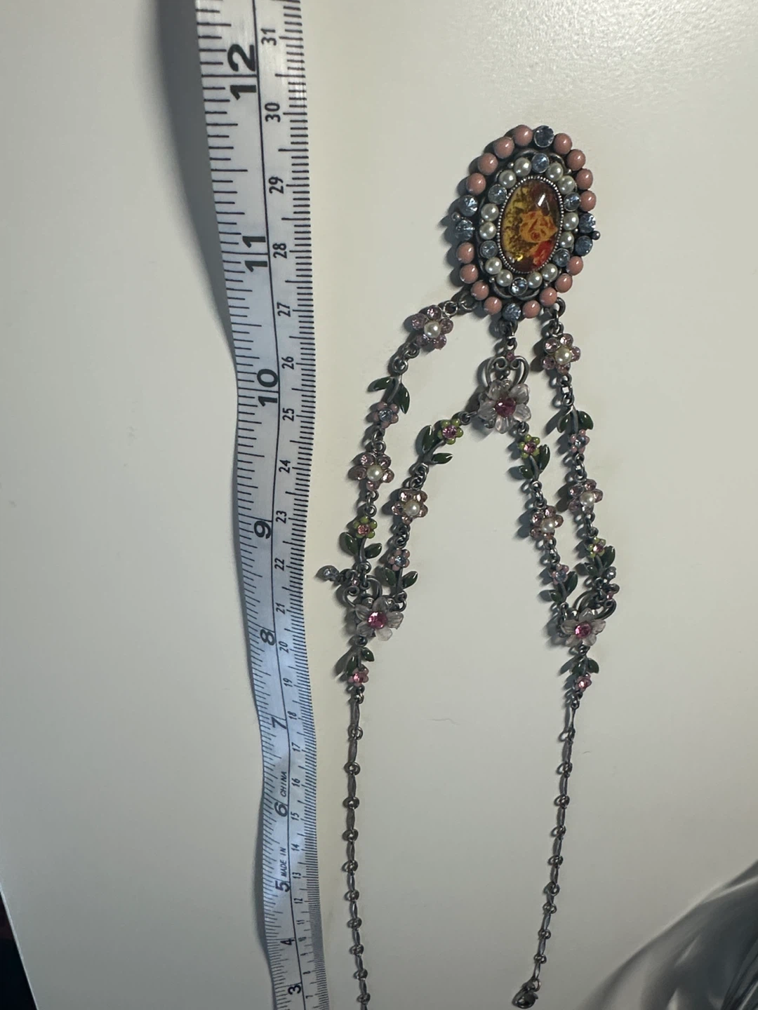 Vintage Nina Ricci for Avon Floral Garden Statement Necklace - photo 5