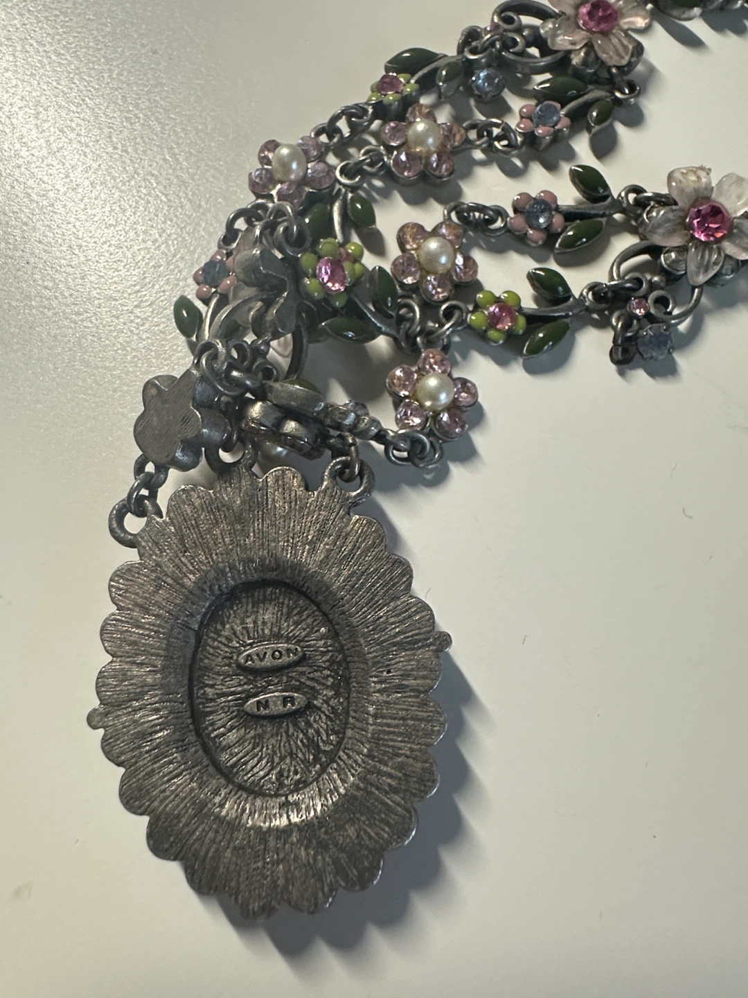 Vintage Nina Ricci for Avon Floral Garden Statement Necklace - photo 3