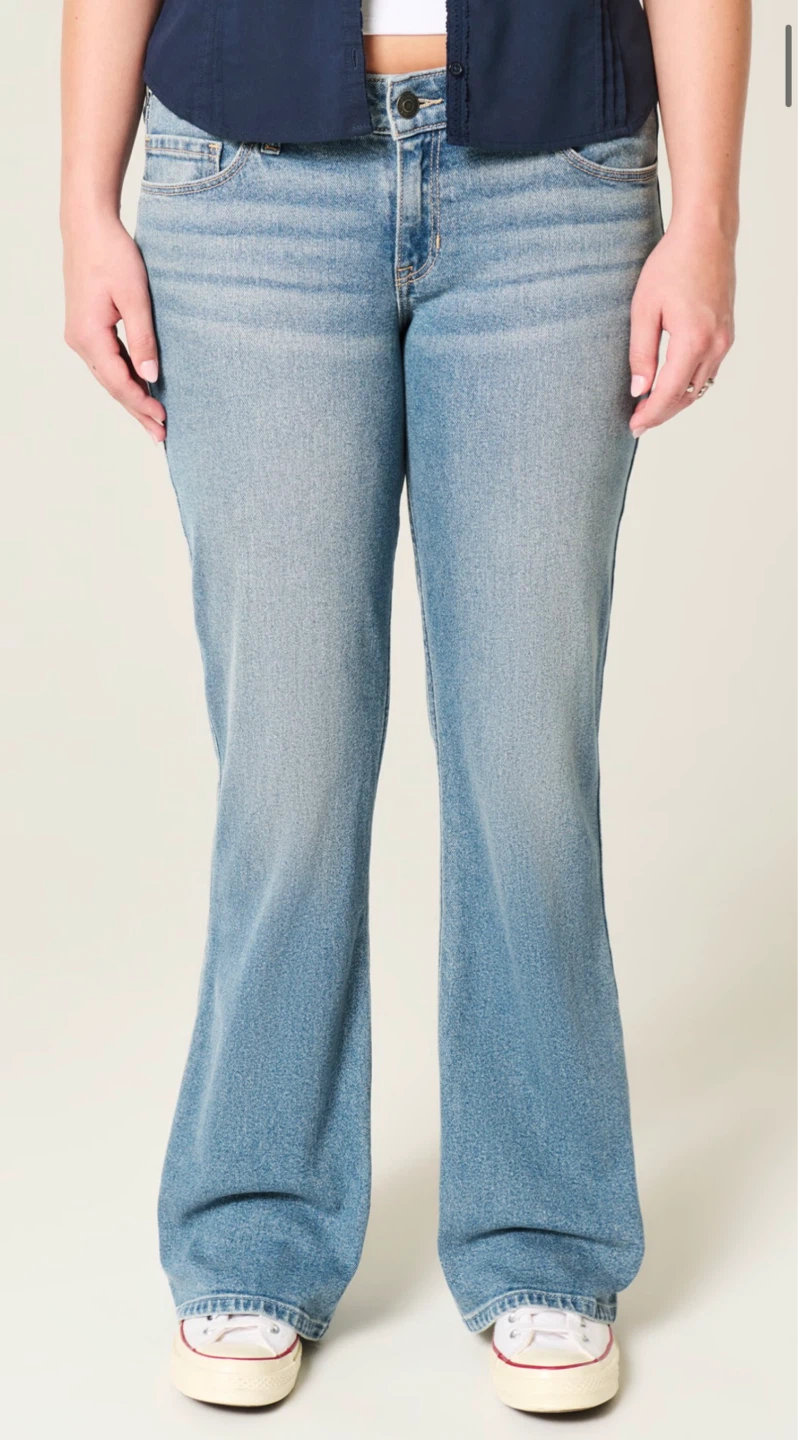 Hollister low rise Flare Jeans - Light Wash