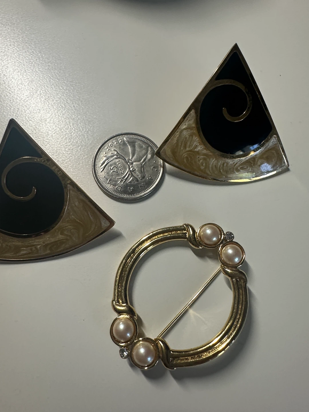 Monet Brooch and Earrings Set - photo 2