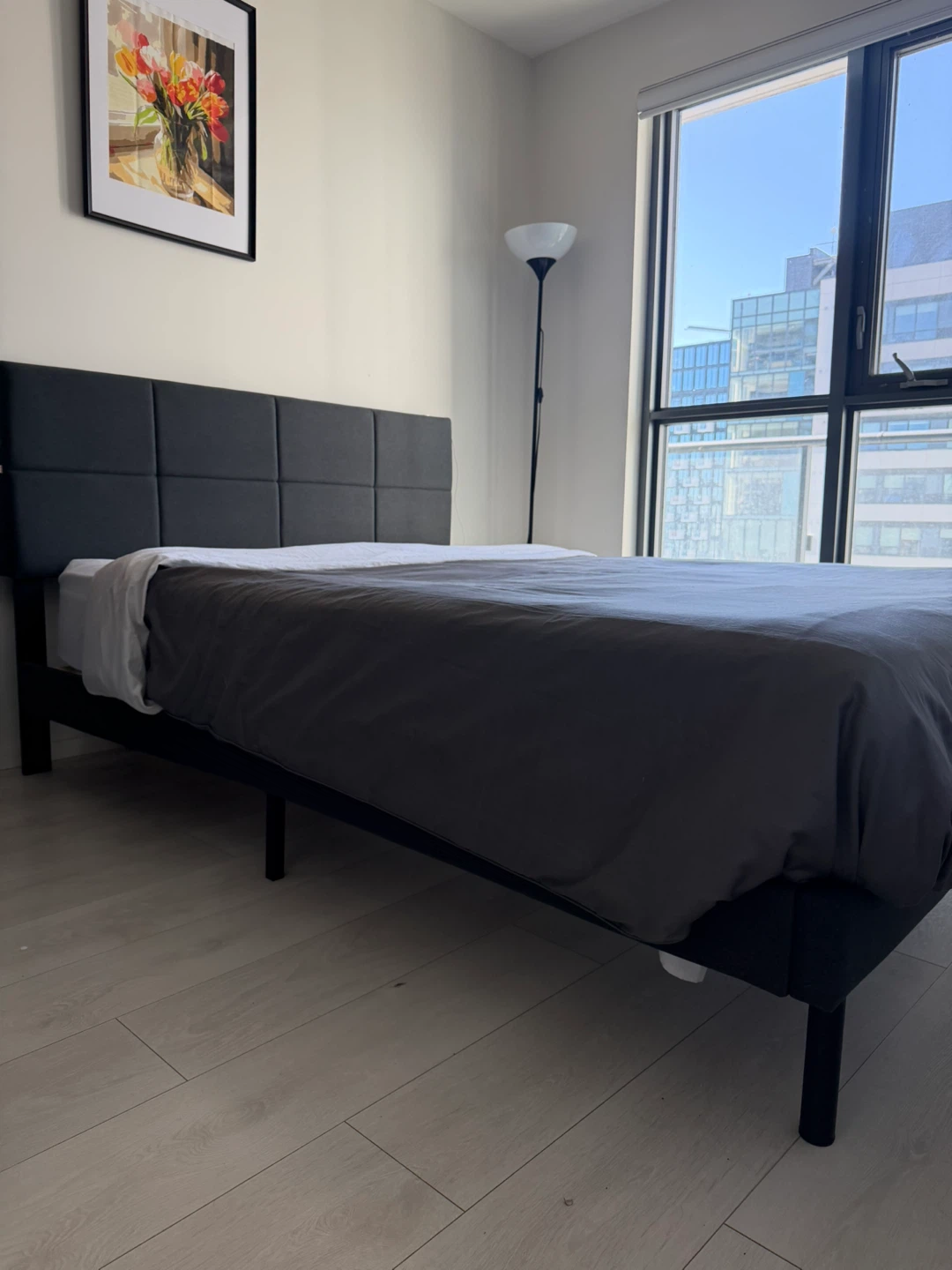 Grey QUEEN Bed Frame - photo 2