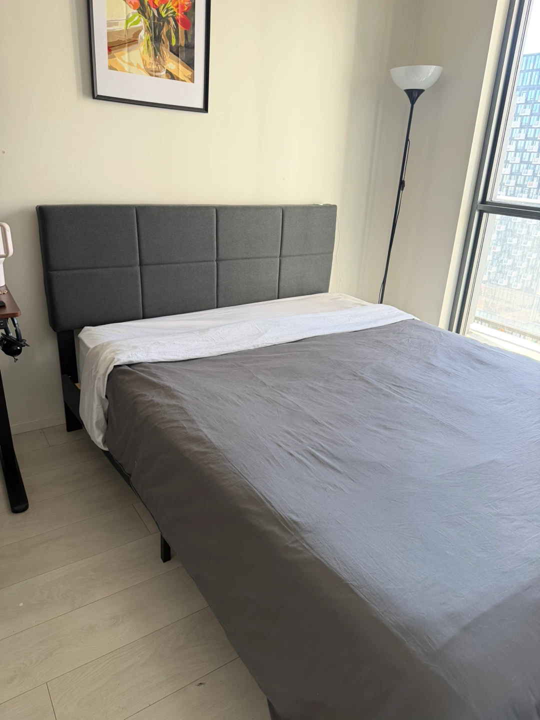 Grey QUEEN Bed Frame