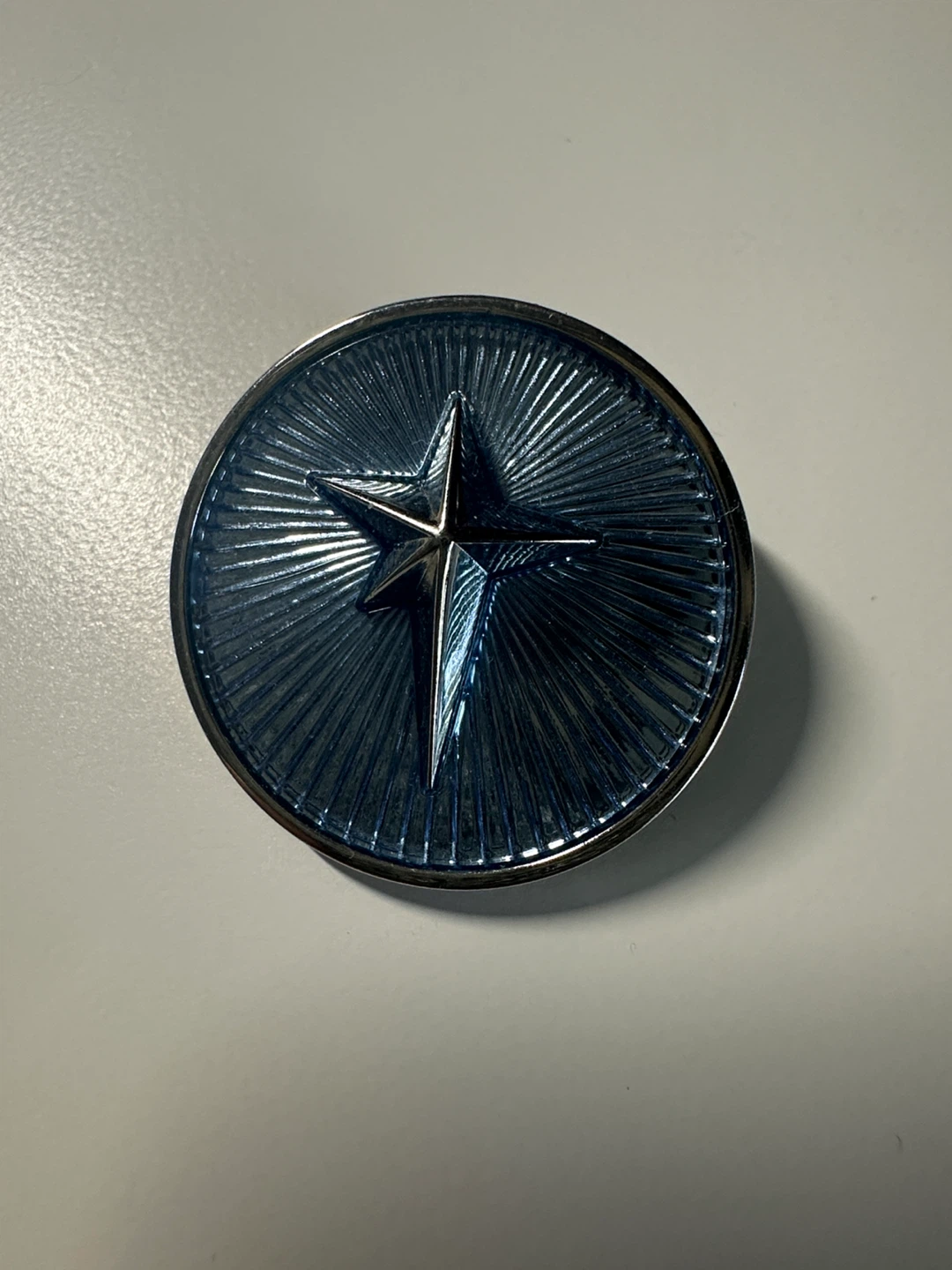 Brooch pendant Thierry Mugler silver color blue - photo 2