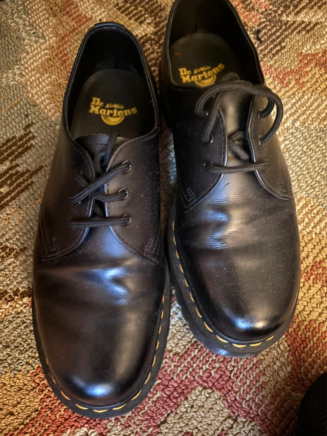 Dr. Martens Black Leather Oxford Shoes