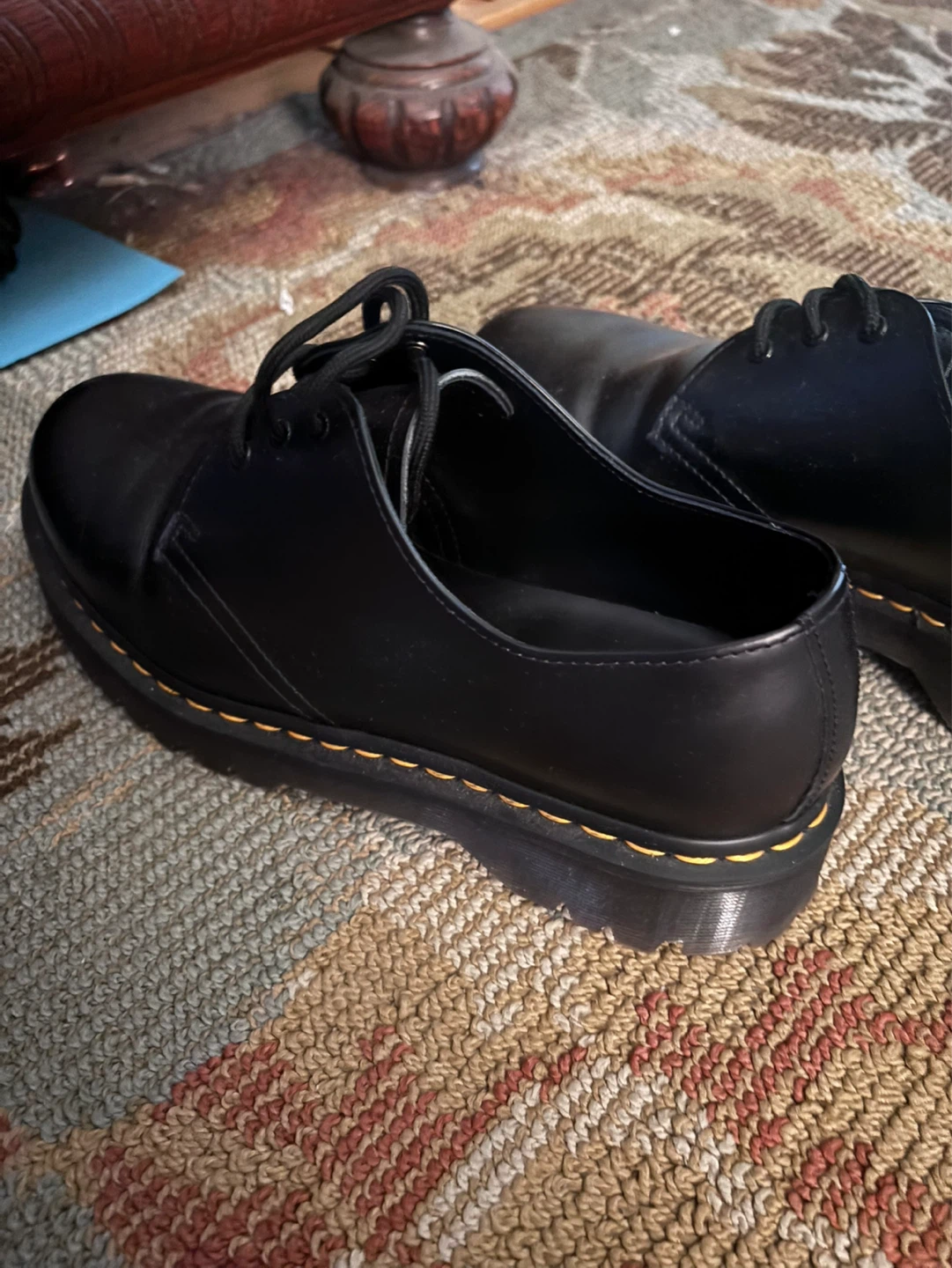 Dr. Martens Black Leather Oxford Shoes - photo 3