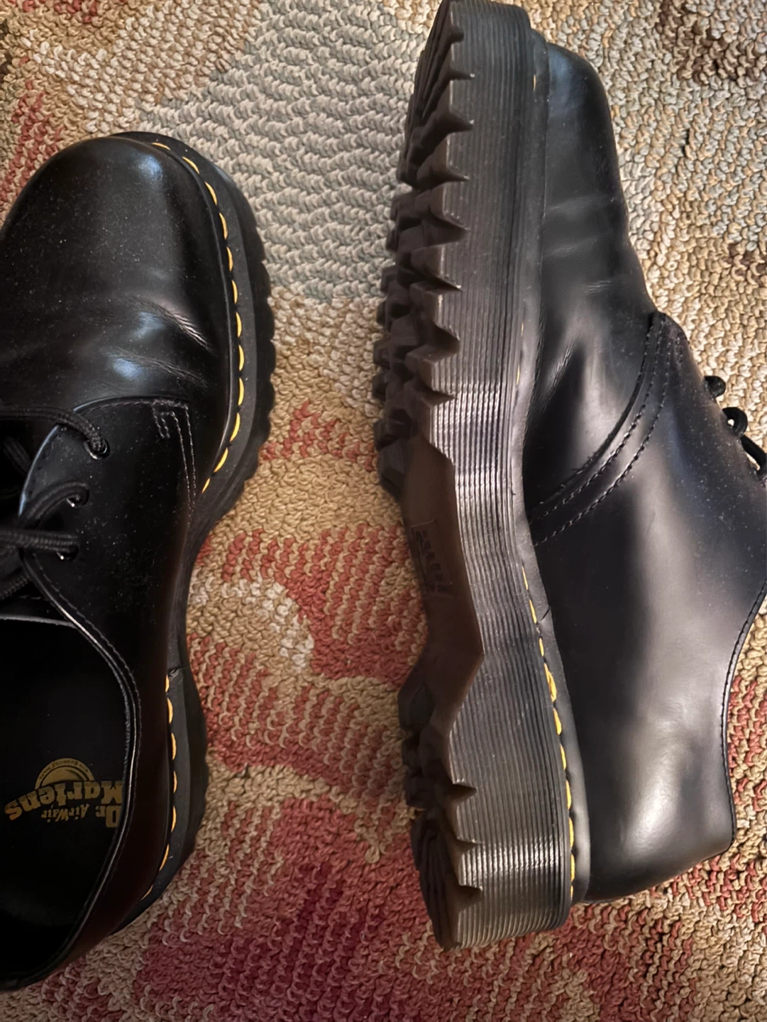 Dr. Martens Black Leather Oxford Shoes - photo 2
