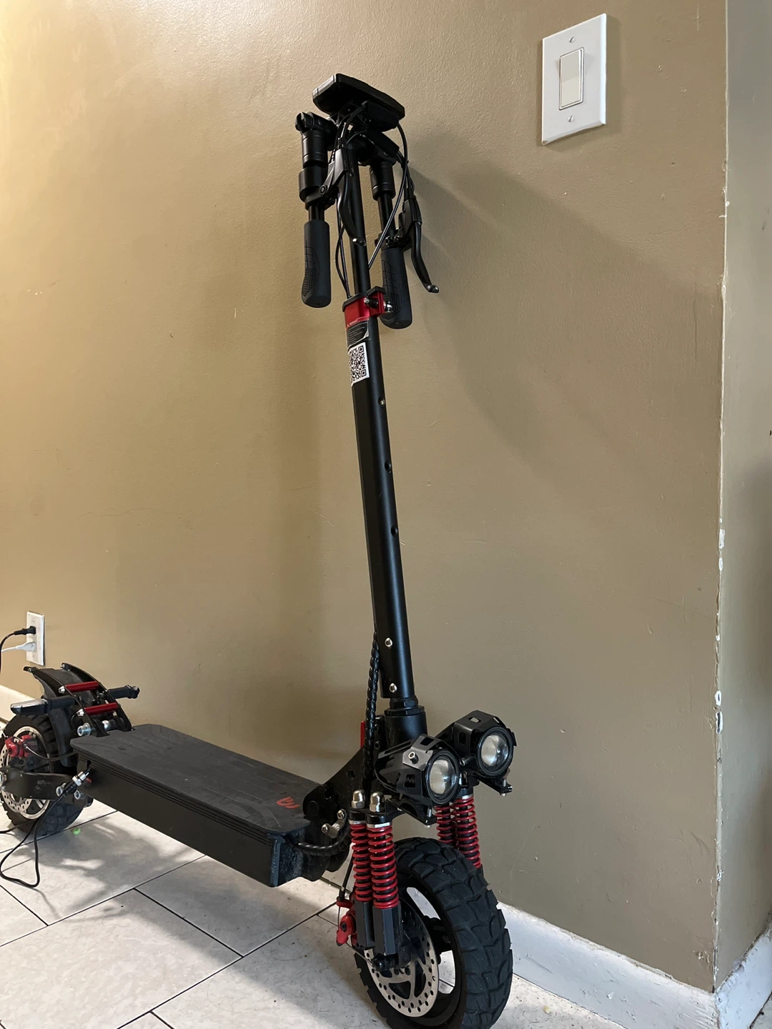 Electric Scooter with Digital Display