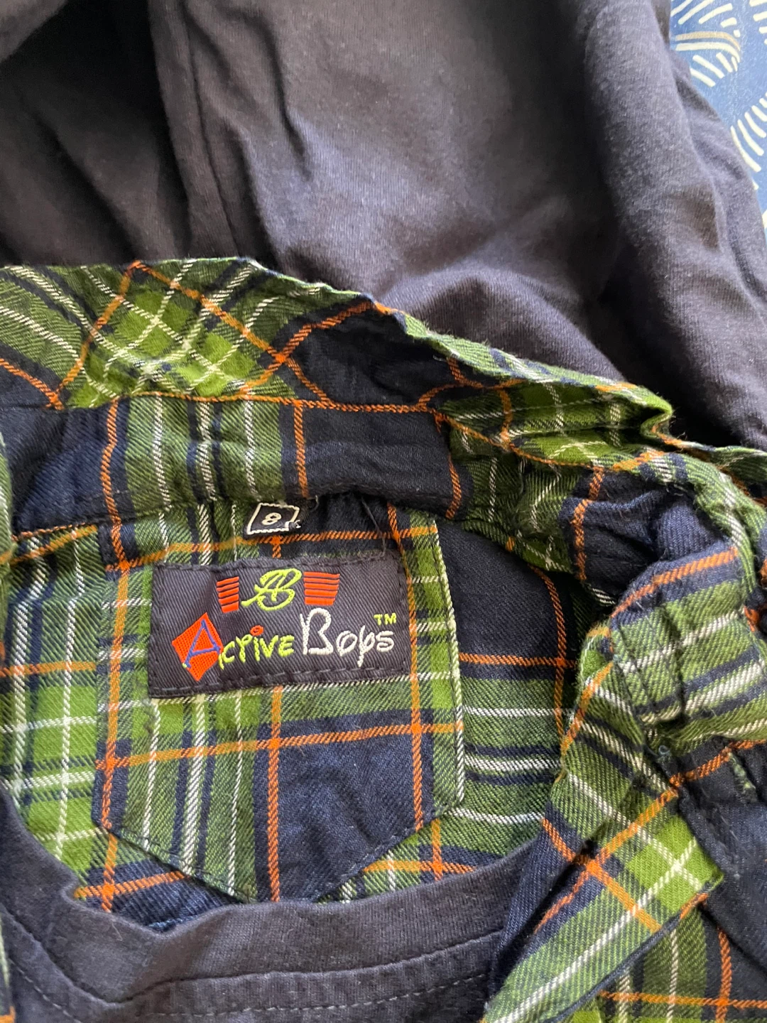Active Bops Plaid Hooded Shirt