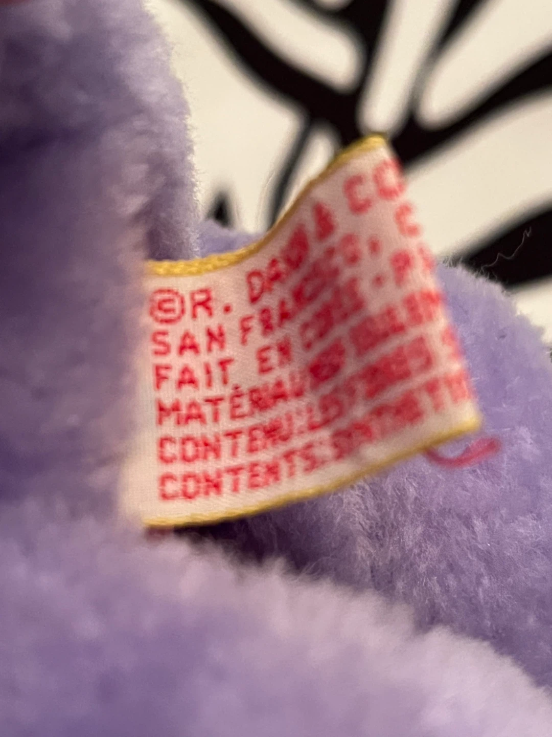 🔥 Vintage 1983 Dragon Plush Purple Dakin Plush Toy 🔥 - photo 5