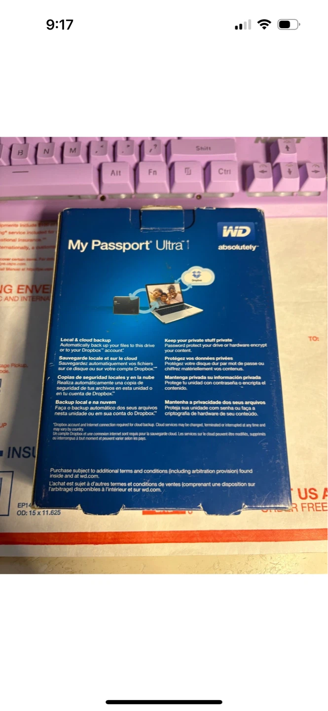 WD My Passport Ultra 2TB Auto & Cloud Backup Premium Storage - photo 2