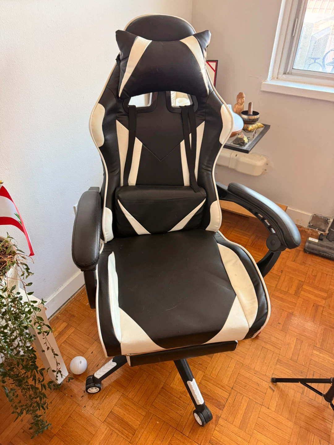 Black and White Gaming Chair