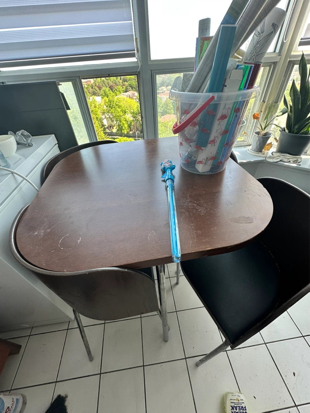 Small Dining Table with 4 Chairs