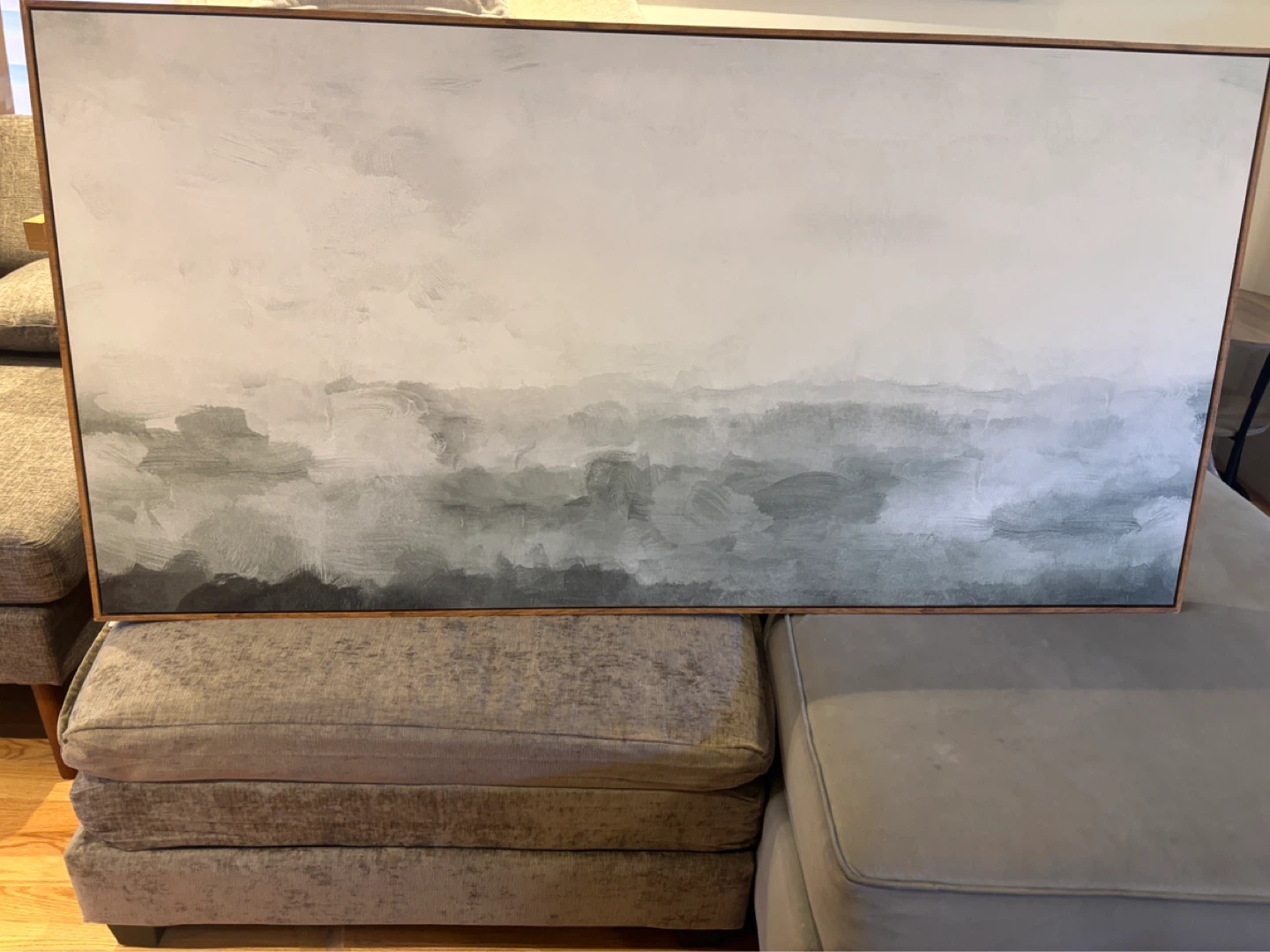 Framed Abstract Landscape Artwork