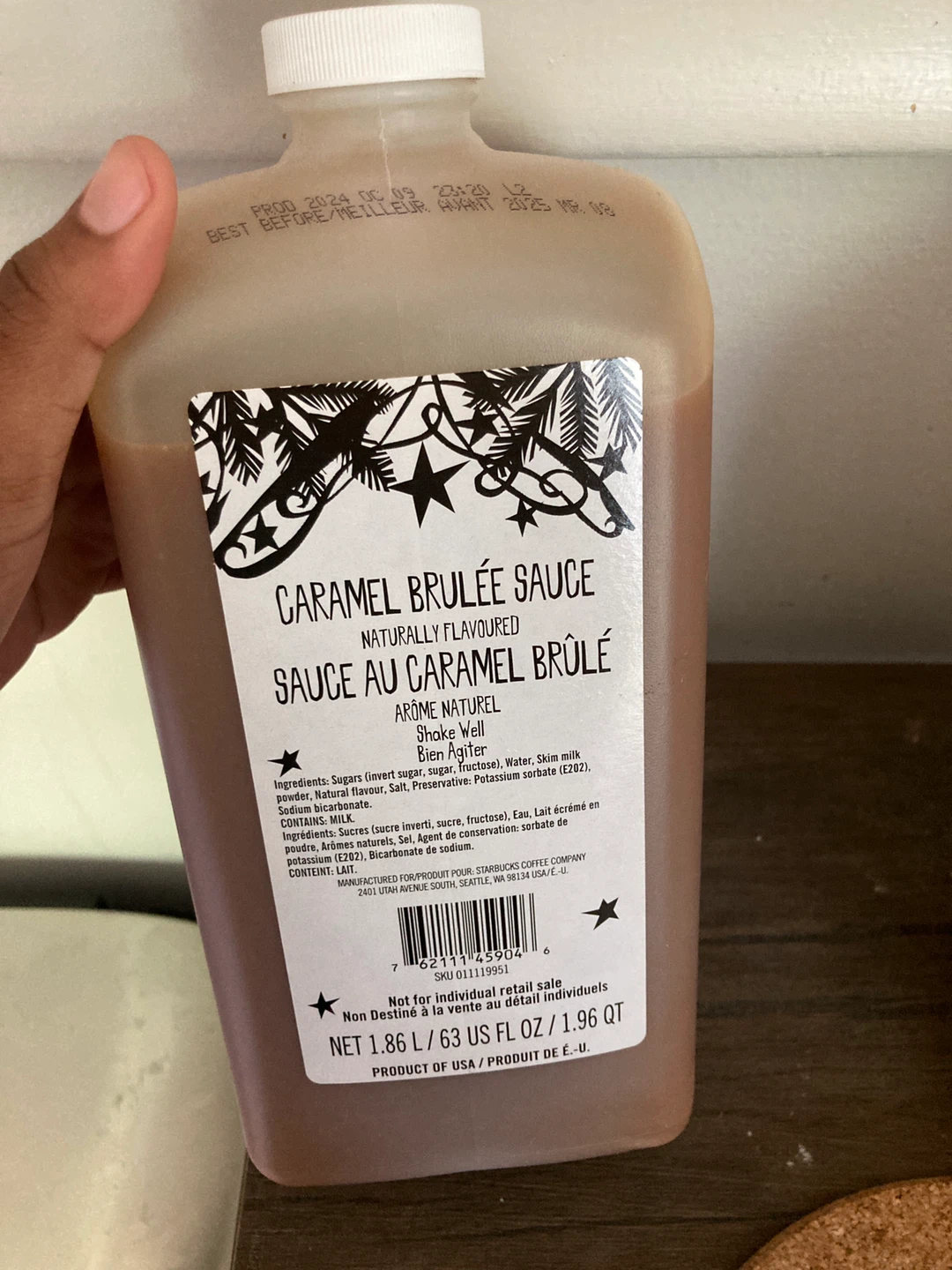 FREE crème brûlée sauce