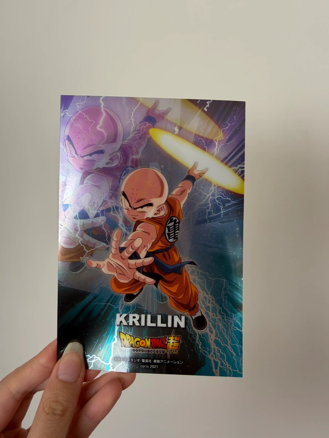 Dragon Ball Z Krillin metallic print