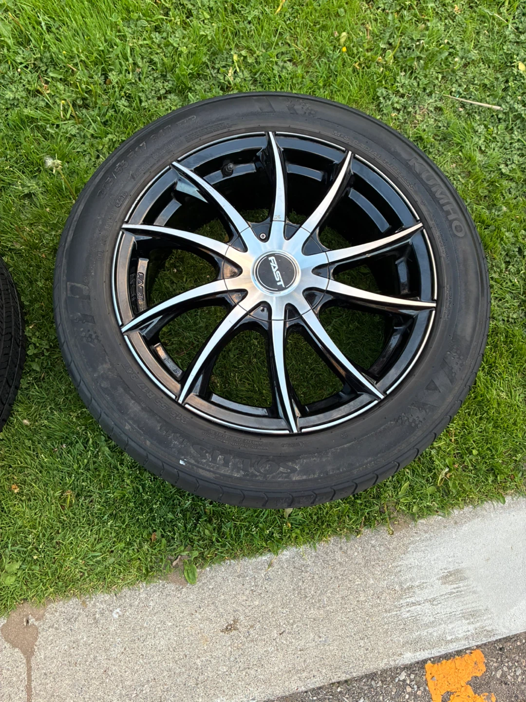 Set of 4 FAST Chevrolet Malibu Wheels and tires - photo 2