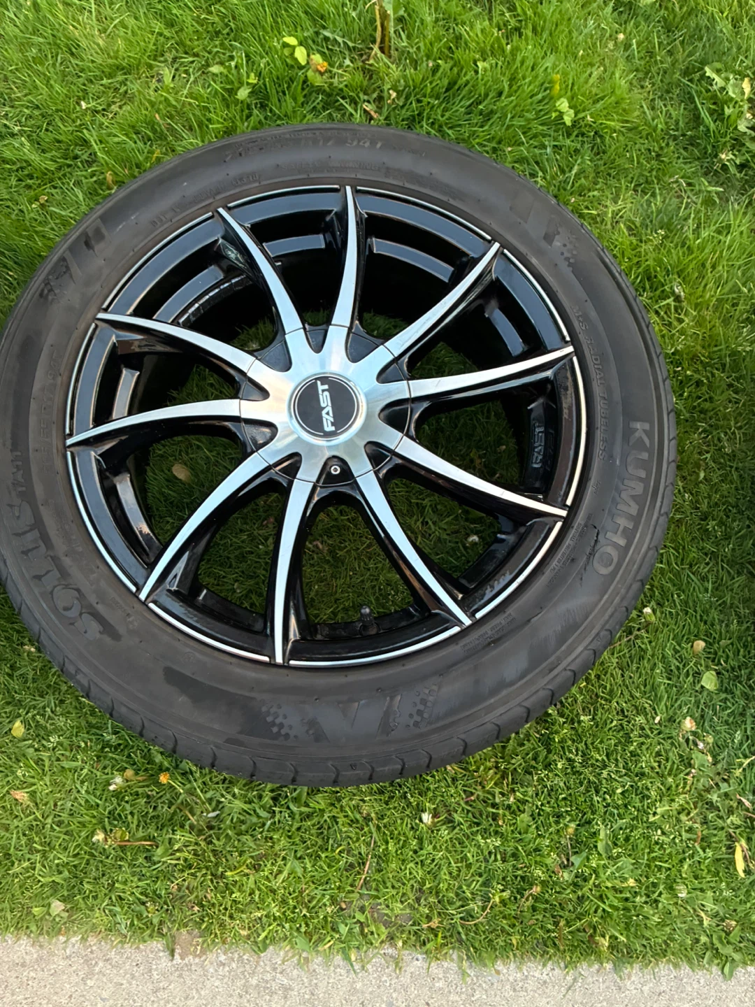 Set of 4 FAST Chevrolet Malibu Wheels and tires - photo 3