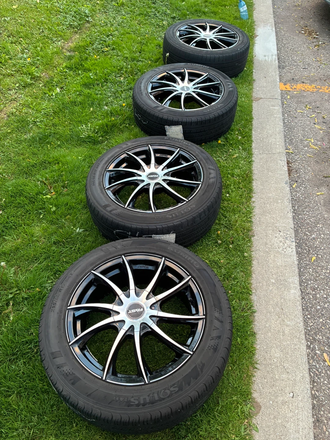 Set of 4 FAST Chevrolet Malibu Wheels and tires - photo 4