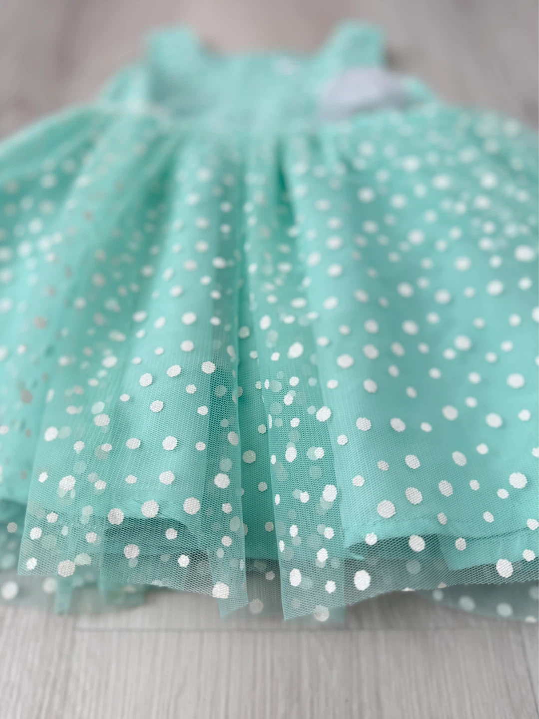 4ever Free Mint Polka Dot Dress - 24M - photo 2