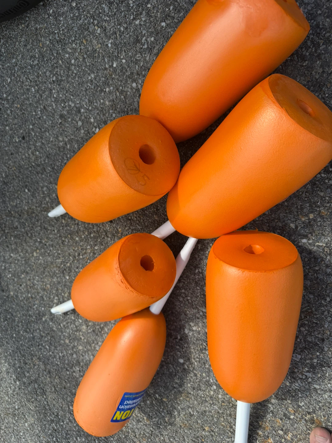 Orange Buoy Markers (Set of 6) - photo 2