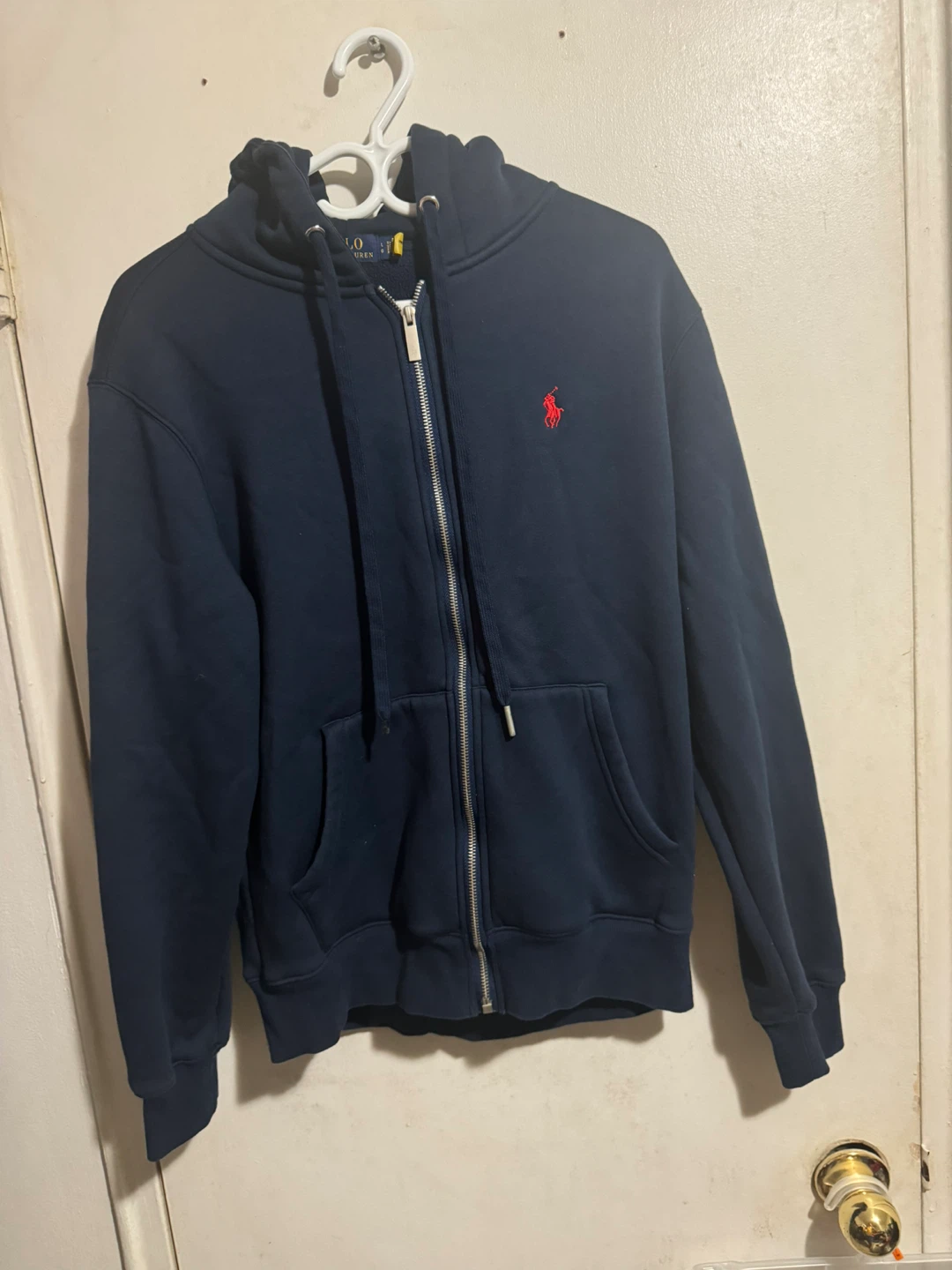 Polo Ralph Lauren Navy Zip-Up Hoodie