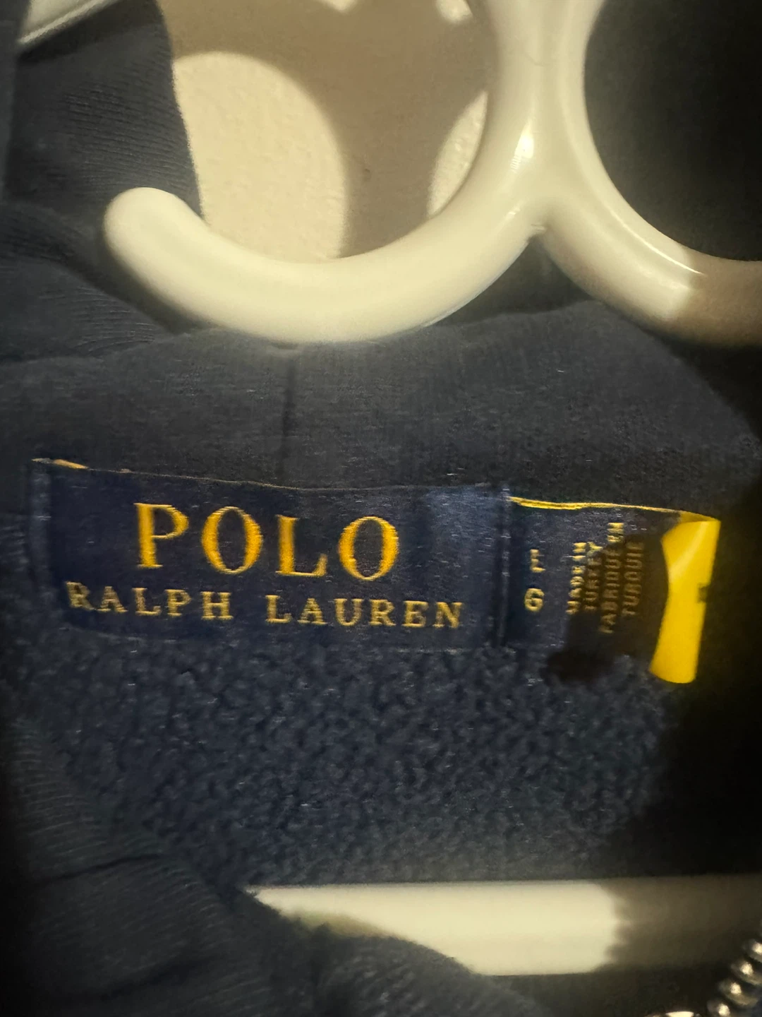 Polo Ralph Lauren Navy Zip-Up Hoodie - photo 5