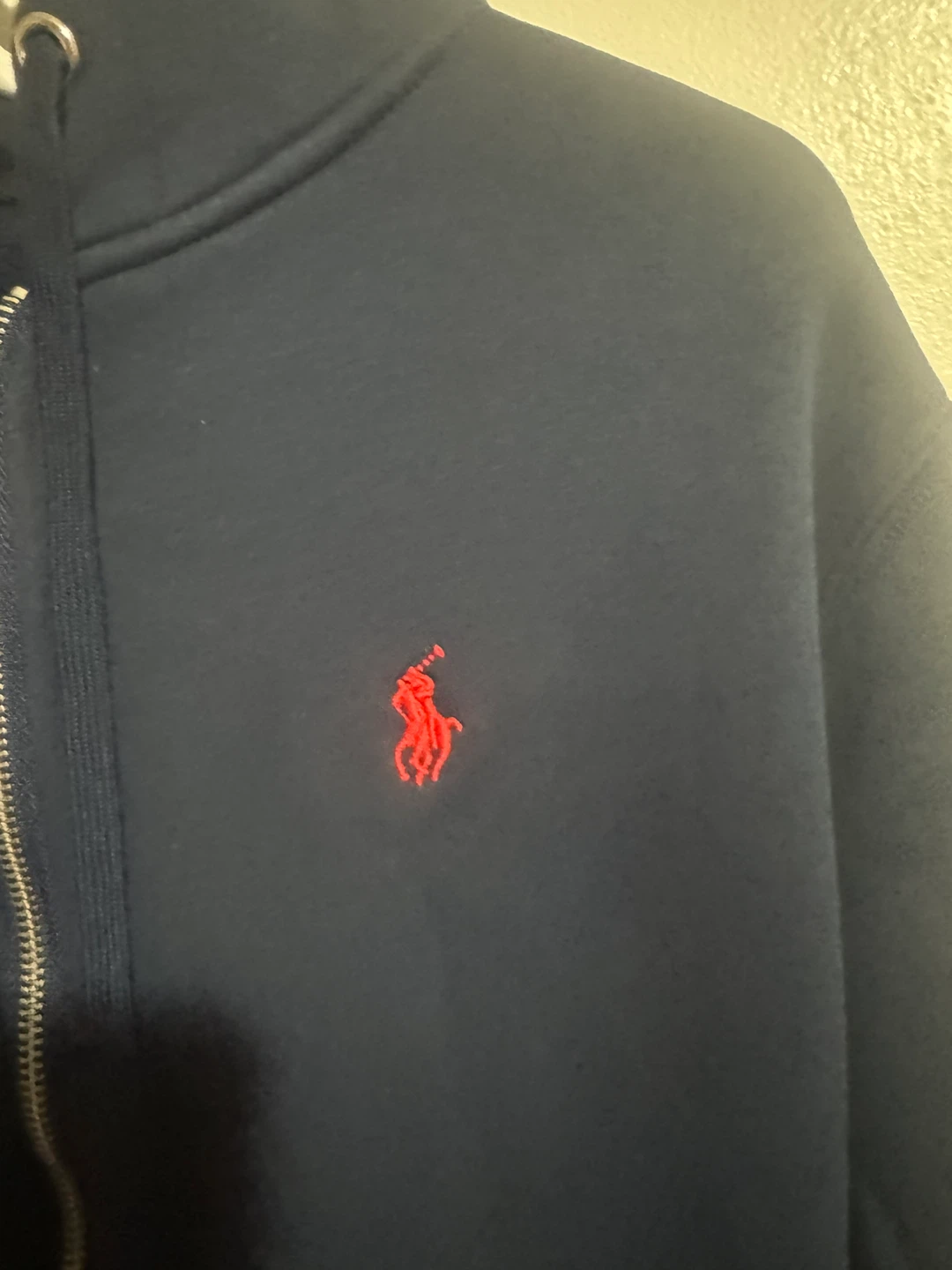 Polo Ralph Lauren Navy Zip-Up Hoodie - photo 3
