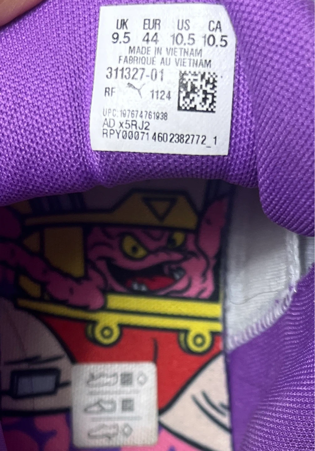 LaMelo Ball TMNT Basketball Shoes Size 9.5 - photo 5