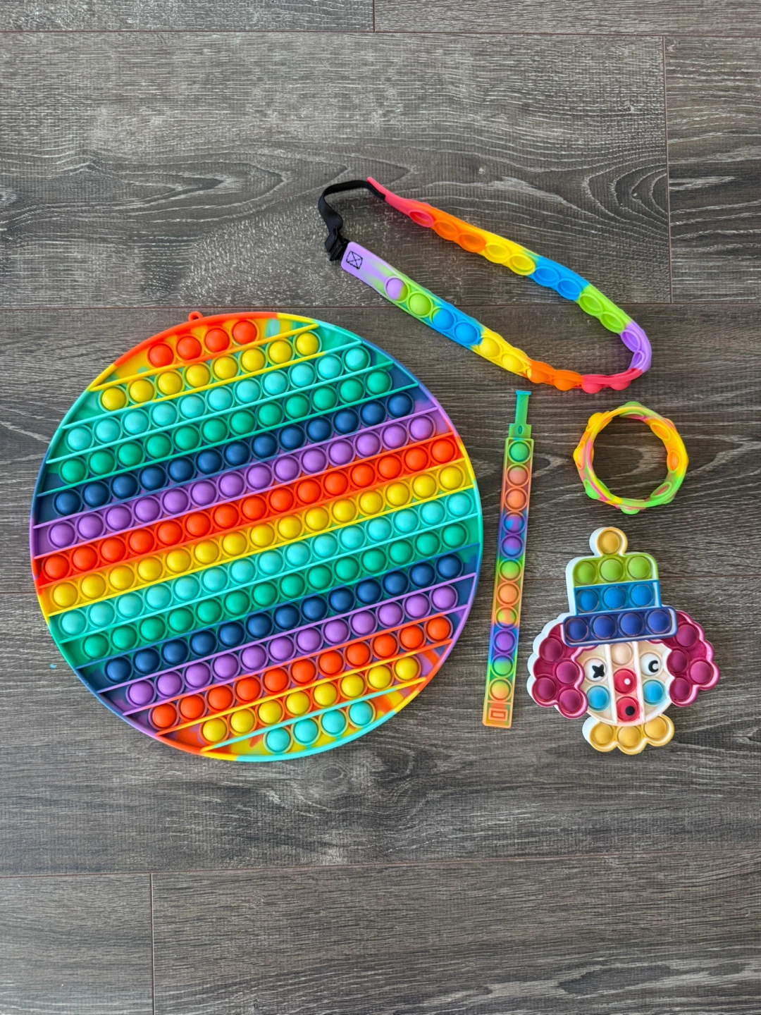 Rainbow Pop-It Fidget Toy Set